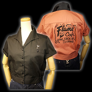 廃盤 ラロッカ VINCE Ray ボーリングシャツ ③ ボーリングロック