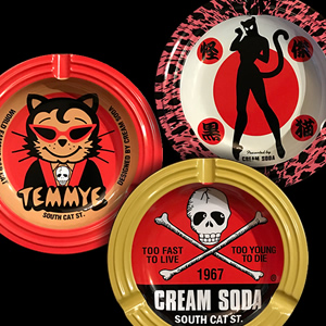 クリームソーダ  80's プラ灰皿　当時物デッドストック クリームソーダ 80's プラ灰皿 当時物デッドストック（なつかし