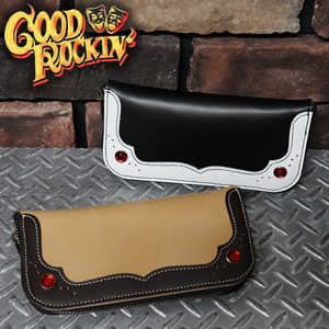 楽天市場】GOOD ROCKIN'グッドロッキンレザースタッズ三つ折り