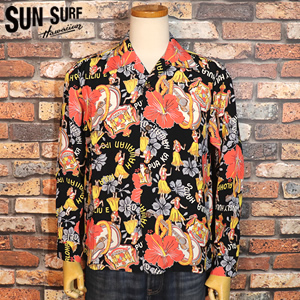 18ss KOI すく HAWAIIAN オープンカラーシャツ