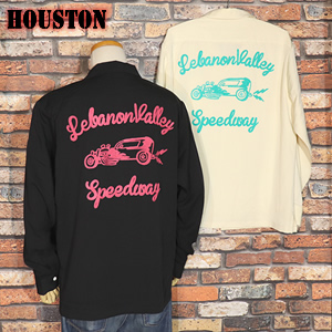 ⚪︎ハンティントンガレージ⚪︎SpacyDucky⚪︎hotrod ボーリングシャツ BOWLING SHIRT(HOTROD) ｜ HOUSTON-BOOK