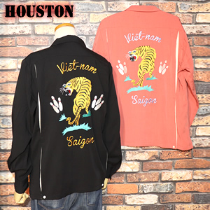 ⚪︎ハンティントンガレージ⚪︎SpacyDucky⚪︎hotrod ボーリングシャツ BOWLING SHIRT(HOTROD) ｜ HOUSTON-BOOK