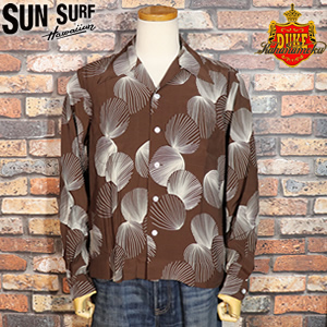 SUN SURF アロハシャツ ブラウン S デュークスシェル SUN SURF アロハシャツ ブラウン S デュークスシェル アロハ