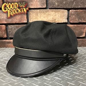 GOOD ROCKIN ハンチング カスリ柄 キャスケット ブラック 商品表示